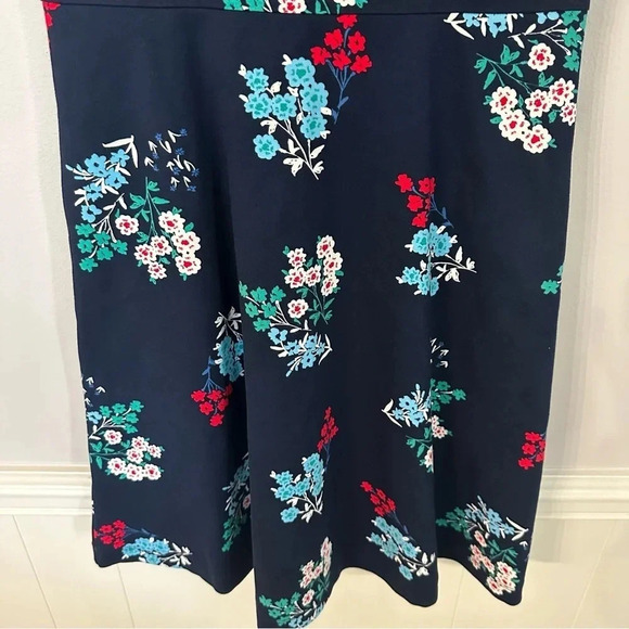 Draper James Women’s Sleeveless Dark Blue Navy Floral Slip-On Dress Size XS GUC - Picture 4 of 9